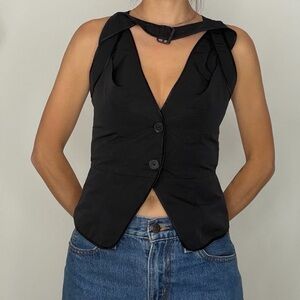 Alexander Wang black vest size 0